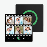 מגנט מוזיקה אישי בהתאמה אישית עם תמונה ושיר אהוב, מתנה מקורית ומרגשת לכל אירוע.