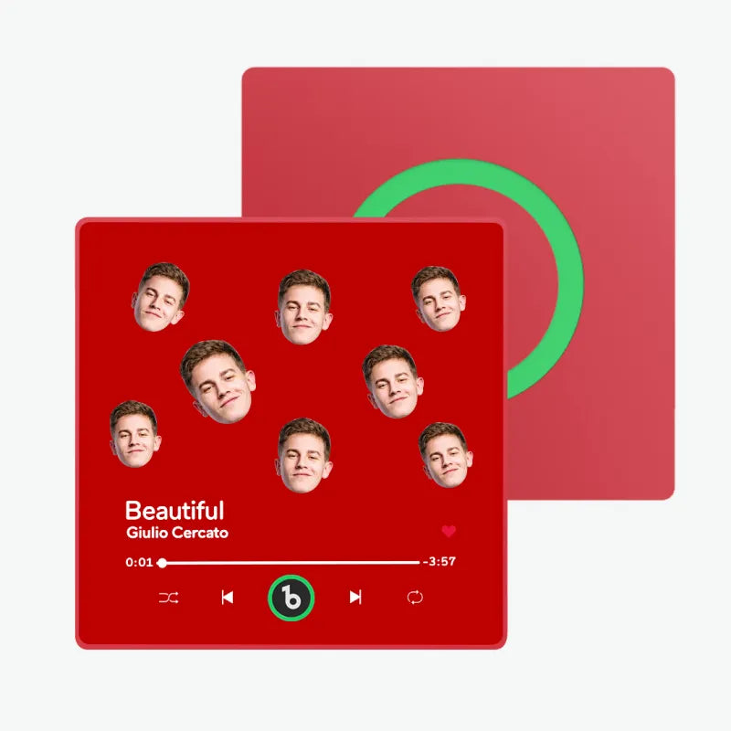 מגנט מוזיקה אישי בהתאמה אישית עם תמונה ושיר אהוב, מתנה מקורית ומרגשת לכל אירוע.