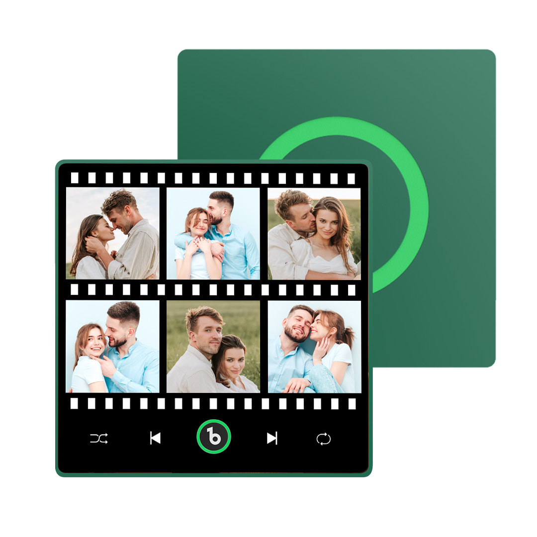 מגנט מוזיקה אישי בהתאמה אישית עם תמונה ושיר אהוב, מתנה מקורית ומרגשת לכל אירוע.