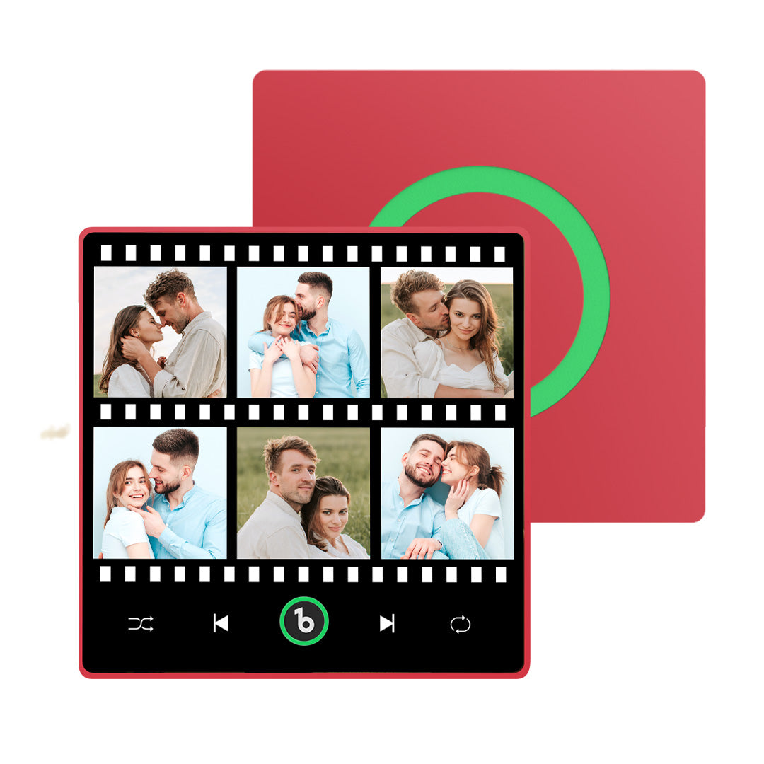 מגנט מוזיקה אישי בהתאמה אישית עם תמונה ושיר אהוב, מתנה מקורית ומרגשת לכל אירוע.