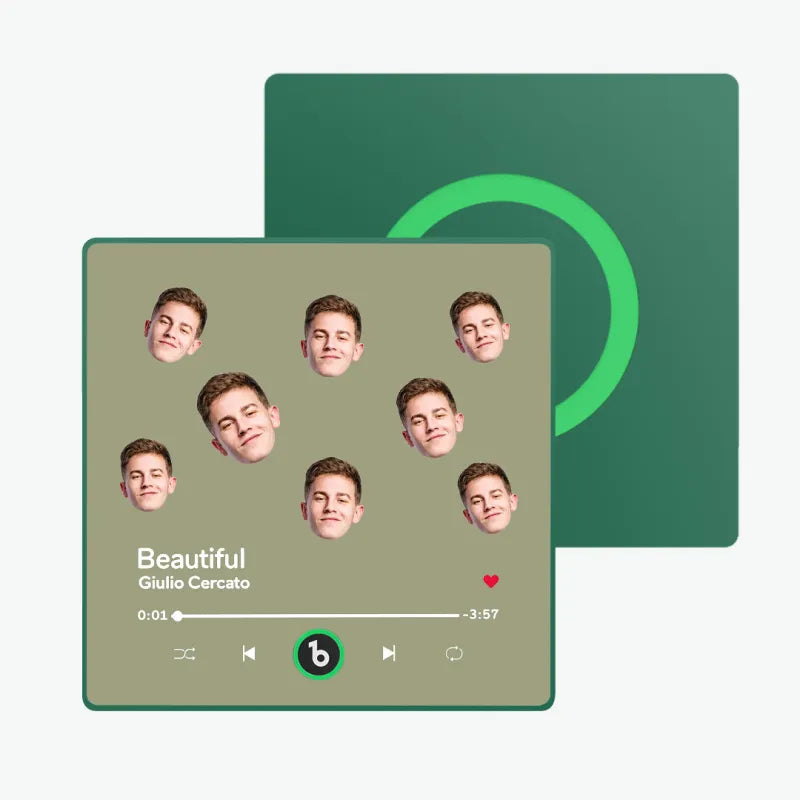 מגנט מוזיקה אישי בהתאמה אישית עם תמונה ושיר אהוב, מתנה מקורית ומרגשת לכל אירוע.