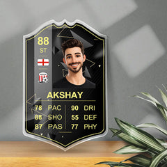 קלף שחקן כדורגל בהתאמה אישית